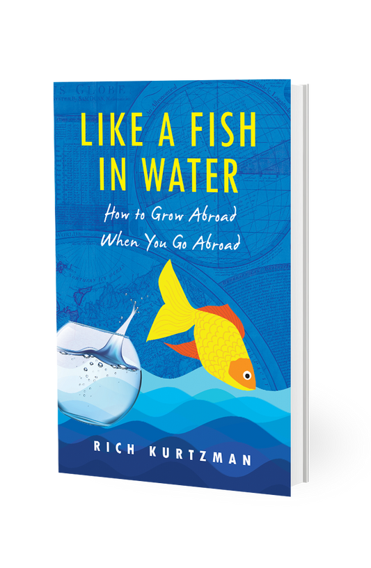 25 paperback copies of Like a Fish in Water: How to Grow Abroad When You Go Abroad